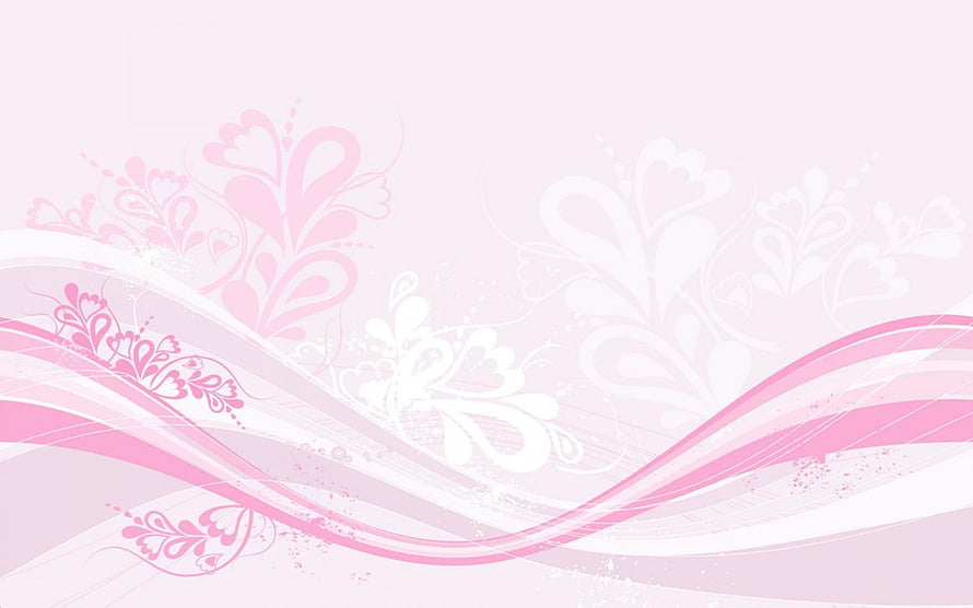 Soft Pink Floral Swirls and Delicate Ornamental Patterns on a Light Background HD wallpaper