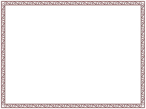 Elegant Maroon Scrollwork Border Frame Vector Design HD wallpaper