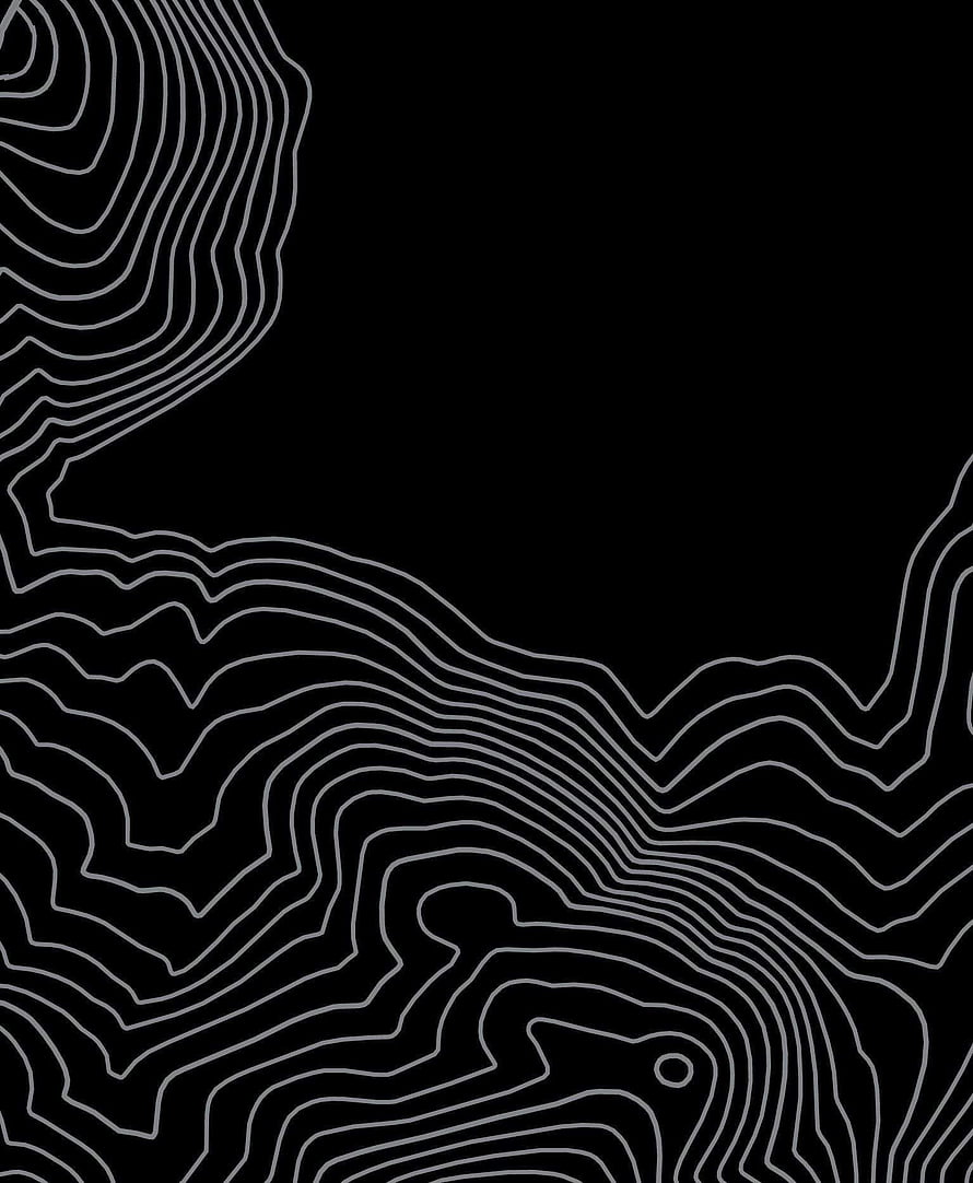 Minimalist Black and White Topographic Contour Line Abstract Pattern HD phone wallpaper