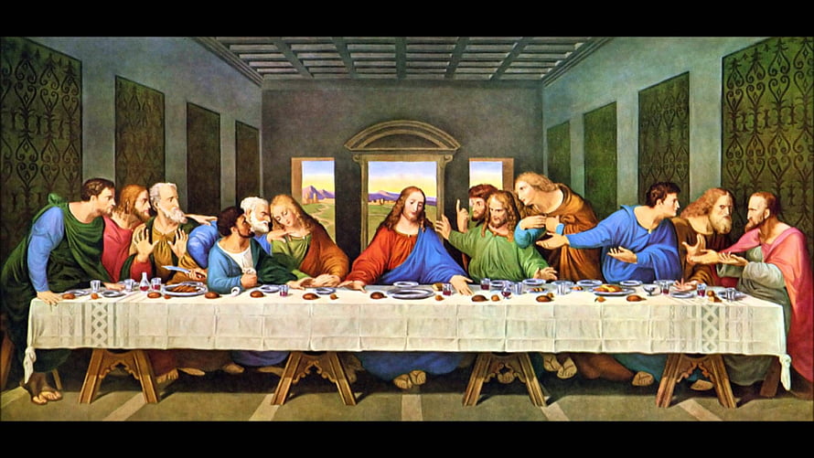 Leonardo da Vinci The Last Supper Classic Renaissance Fresco Artwork HD wallpaper