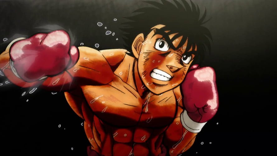 Mighty Max from Ashita no Joe Anime Punching Forward With Red Gloves HD wallpaper