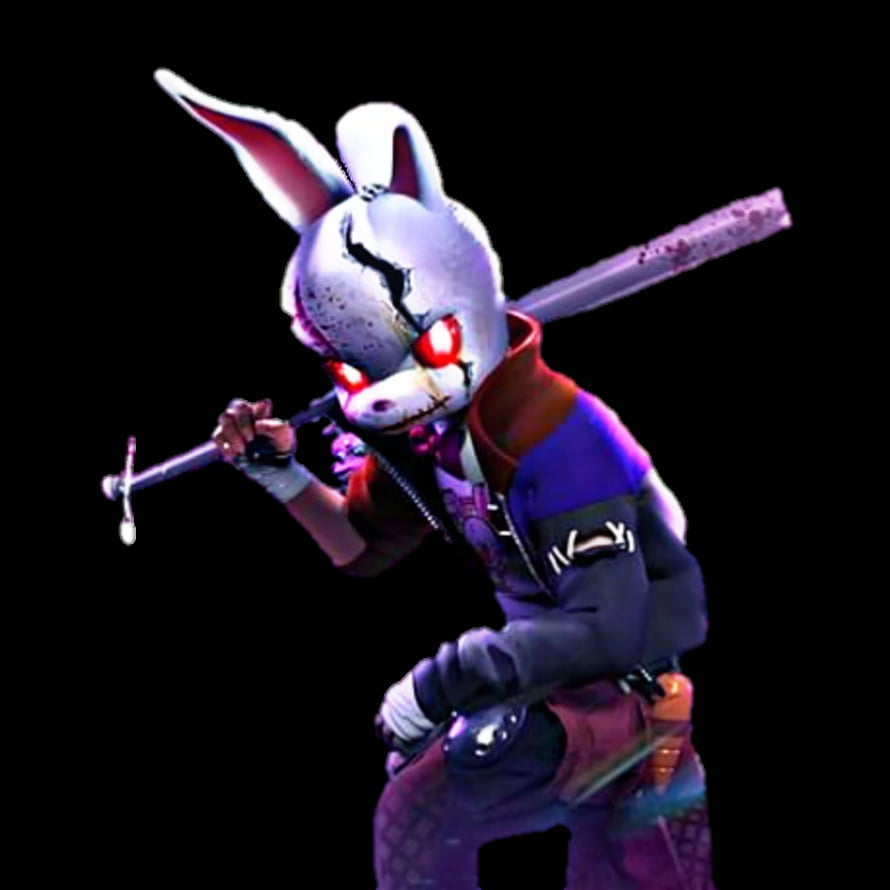 Fire Rabbit from Twisted Metal in a menacing pose with a baseball bat and glowing red eyes HD phone wallpaper