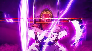 Tanjiro Kamado Using Hinokami Kagura Water Breathing Technique Anime Wallpaper HD wallpaper