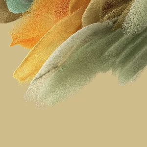 Abstract Watercolor Brush Strokes in Warm Earth Tones on Beige Background HD phone wallpaper