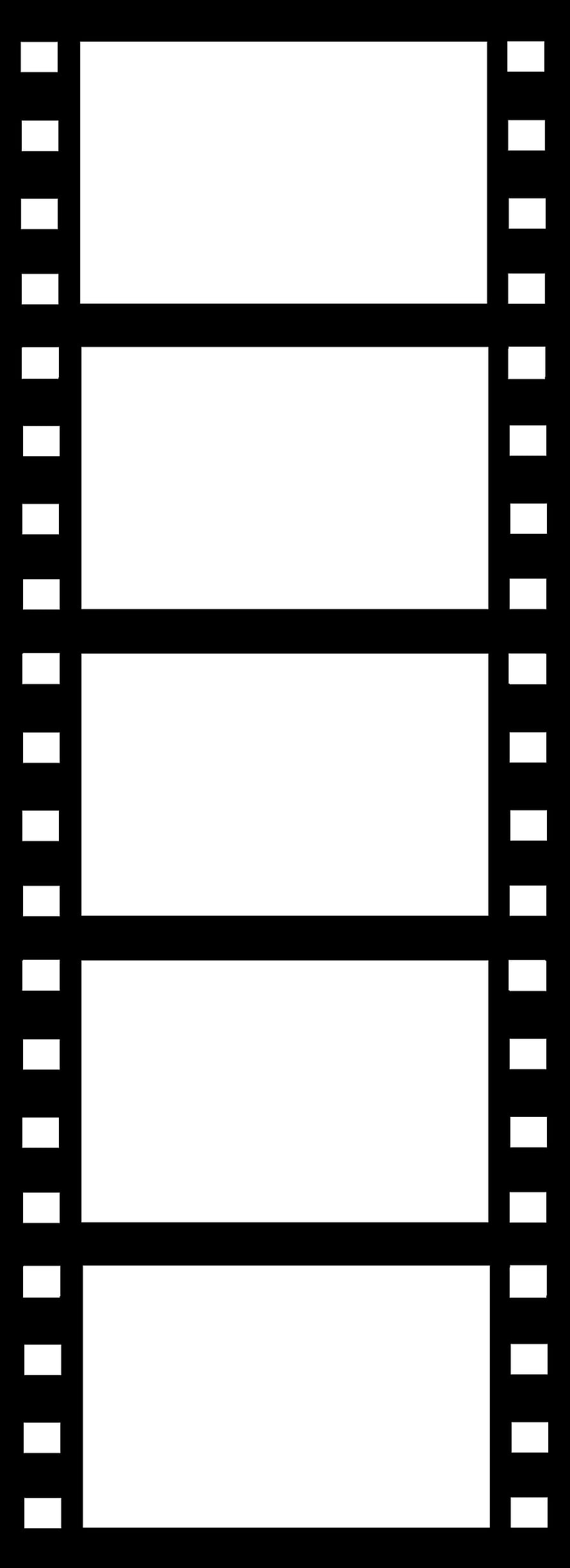 Minimalist Black and White Film Strip Border Design for Creative Projects HD phone wallpaper