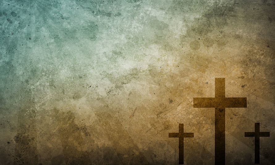 Vintage Grunge Christian Crosses on Textured Background HD wallpaper