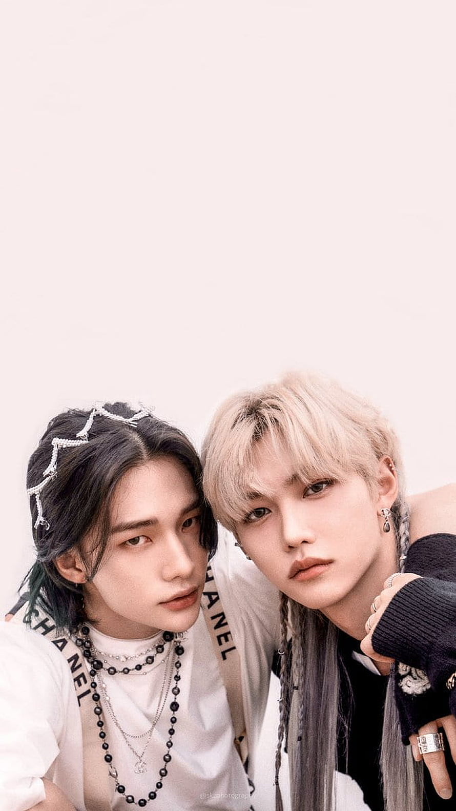 Stray Kids Members in Stylish Fashion Portrait with Accessories and Layered Outfits HD phone wallpaper