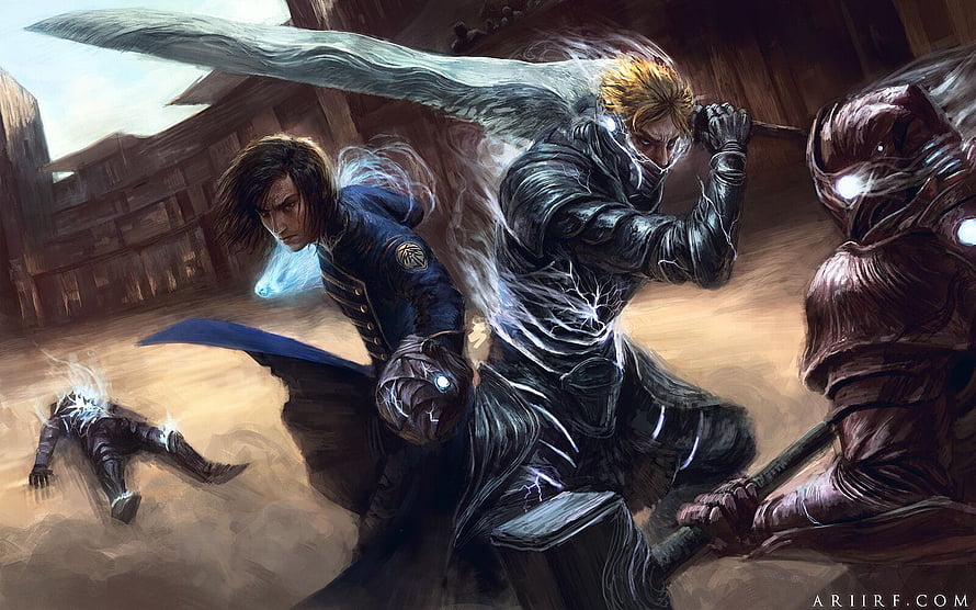 Kaladin Stormbreaker from The Stormlight Archive in Epic Combat HD wallpaper