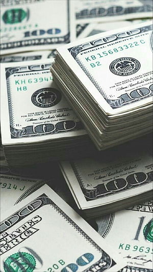 Stacks of One Hundred Dollar Bills and US Currency Cash Piles HD phone wallpaper