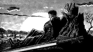 Guts from Berserk manga sitting alone in a desolate landscape with his sword, Berserk Manga Discount, 50% OFF, berserk pc HD wallpaper
