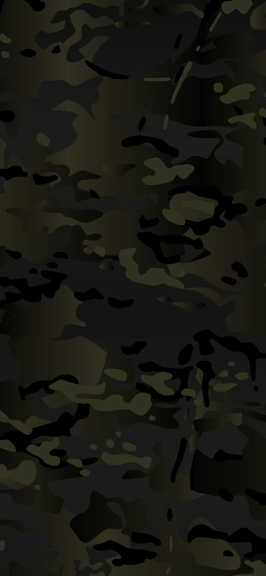 Dark Multicam Military Camouflage Pattern with Black and Olive Green Tones HD phone wallpaper