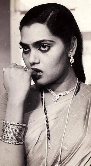 Vintage Black And White Portrait Of A Woman In Traditional Saree And Jewelry, Silk Smitha by sarushivaanjali, #silk smitha HD phone wallpaper