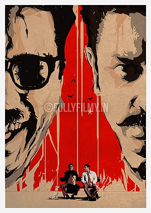 Kamal Haasan and Anbe Sivam Tribute Poster with Red Nose and Bench Scene HD phone wallpaper