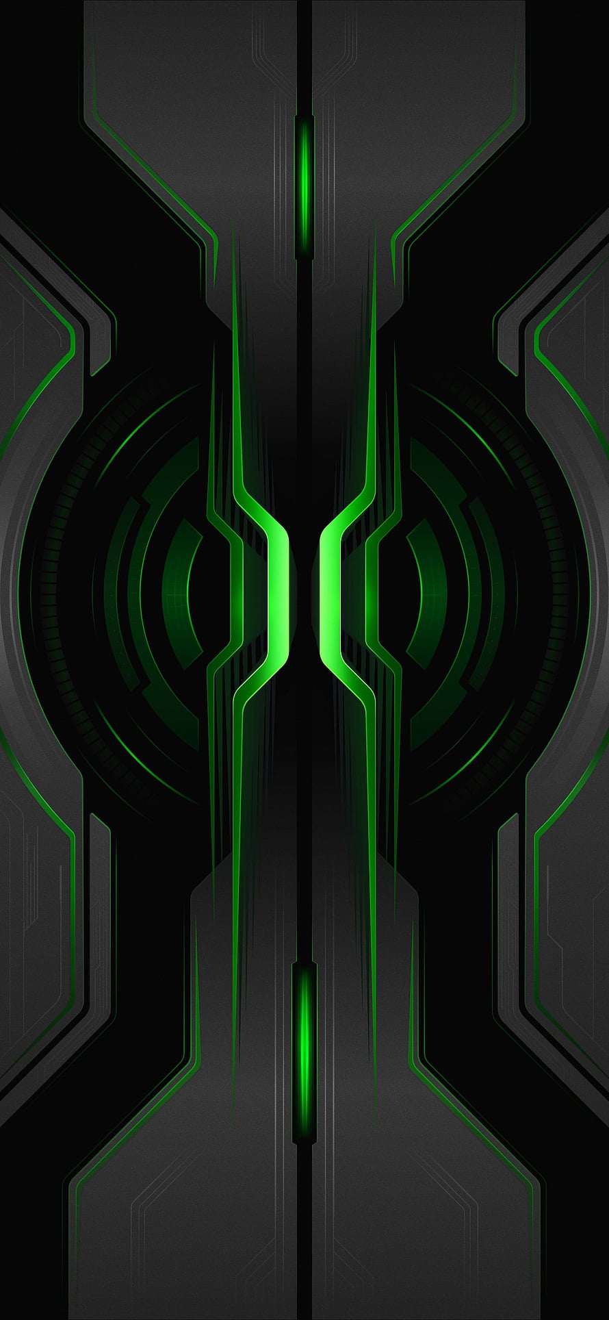 Black Shark 2 Pro Gaming Phone Aesthetic with Neon Green Circuit Design HD phone wallpaper