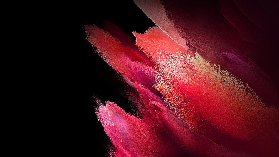 Vibrant Red and Pink Powder Explosion on Black Background Abstract Art HD wallpaper