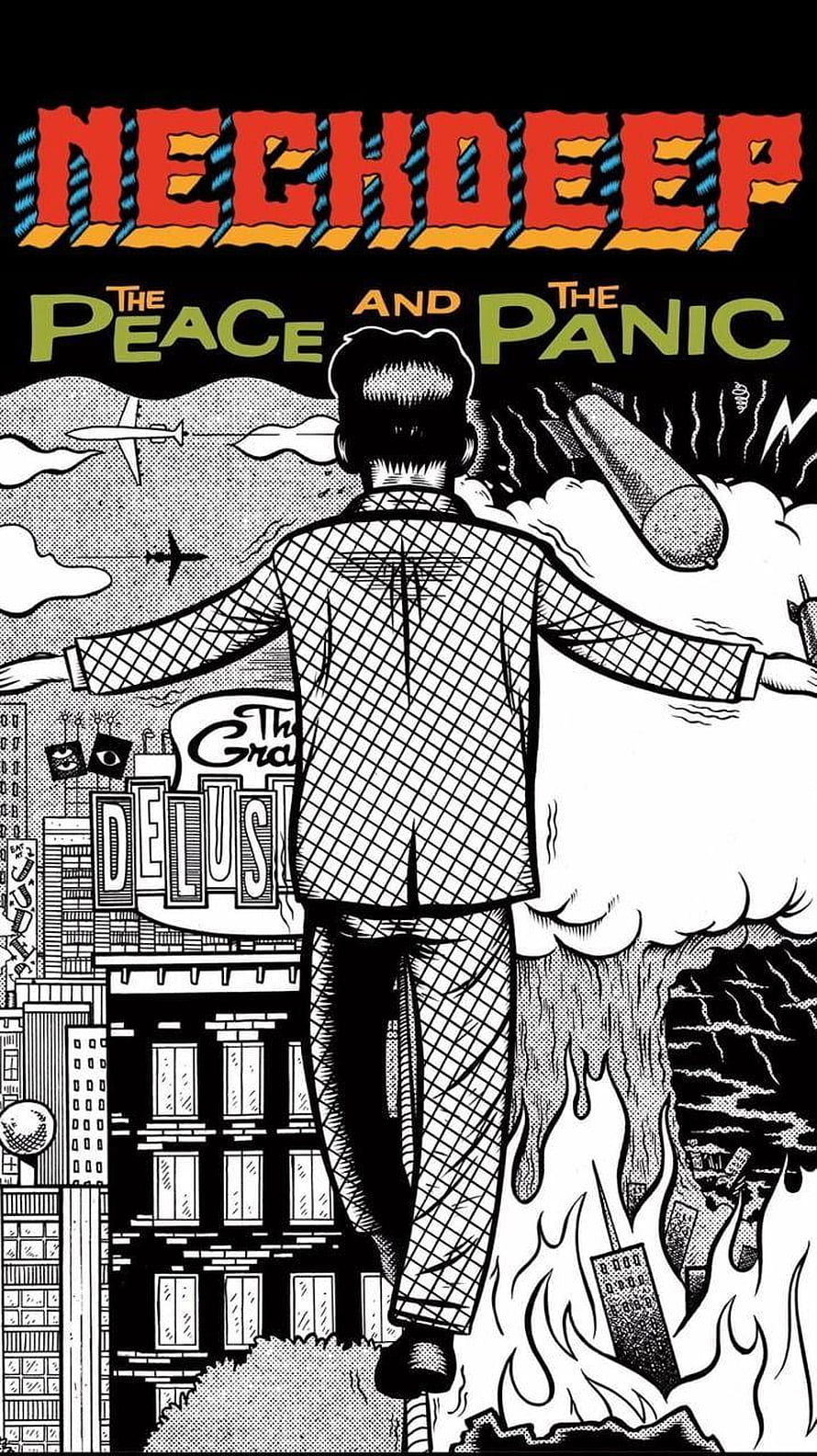 Neck Deep The Peace And The Panic Album Artwork Illustration HD phone wallpaper