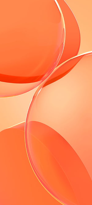 Abstract Orange Liquid Waves Wallpaper HD phone wallpaper