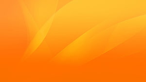 Vibrant Orange Gradient with Soft Saffron Tones and Abstract Curved Light Streaks HD wallpaper