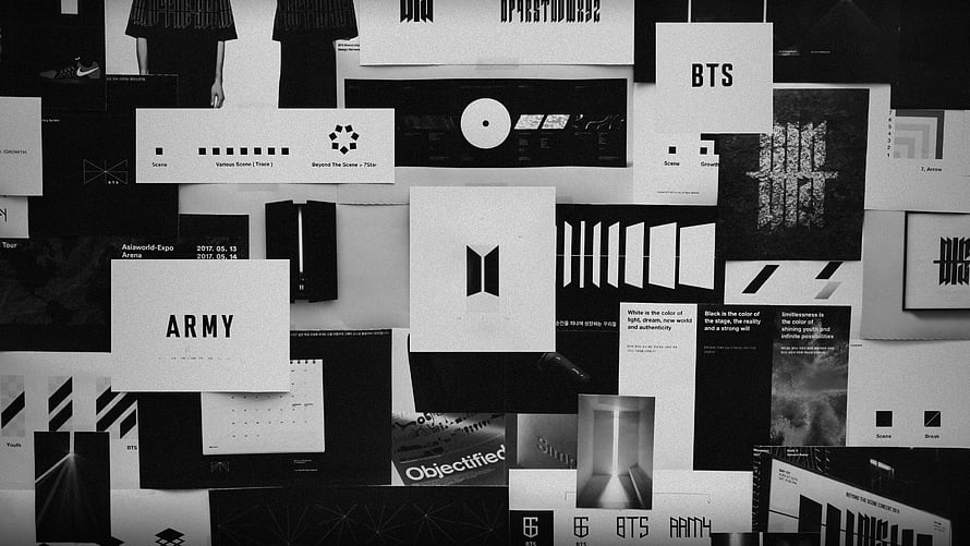 BTS Brand Identity and Visual Design System Wallpaper HD wallpaper