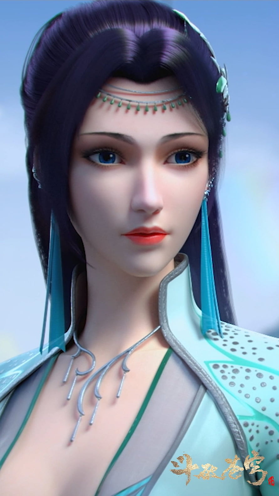 Yun Yun Character Portrait from Battle Through the Heavens 3D Animation HD phone wallpaper