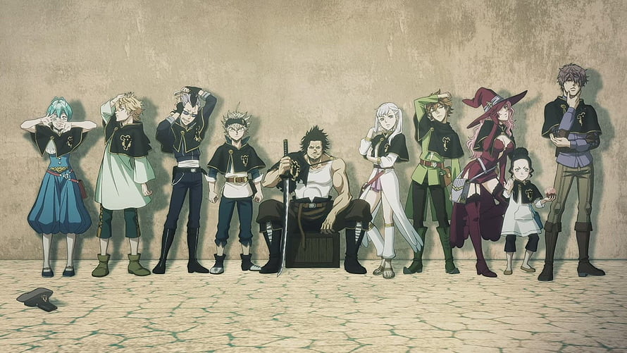 Black Clover Black Bulls Squad Group Portrait Anime Wallpaper HD wallpaper