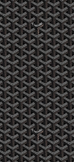 Goyard Chevron Pattern Textile Design in Black and White HD phone wallpaper