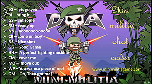 Doodle Army 2 Mini Militia Cartoon Soldier Firing Dual Pistols in Jungle Setting HD wallpaper