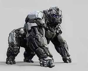 Transformers Rise Of The Beasts Mechanical Gorilla Robot Concept Art HD wallpaper