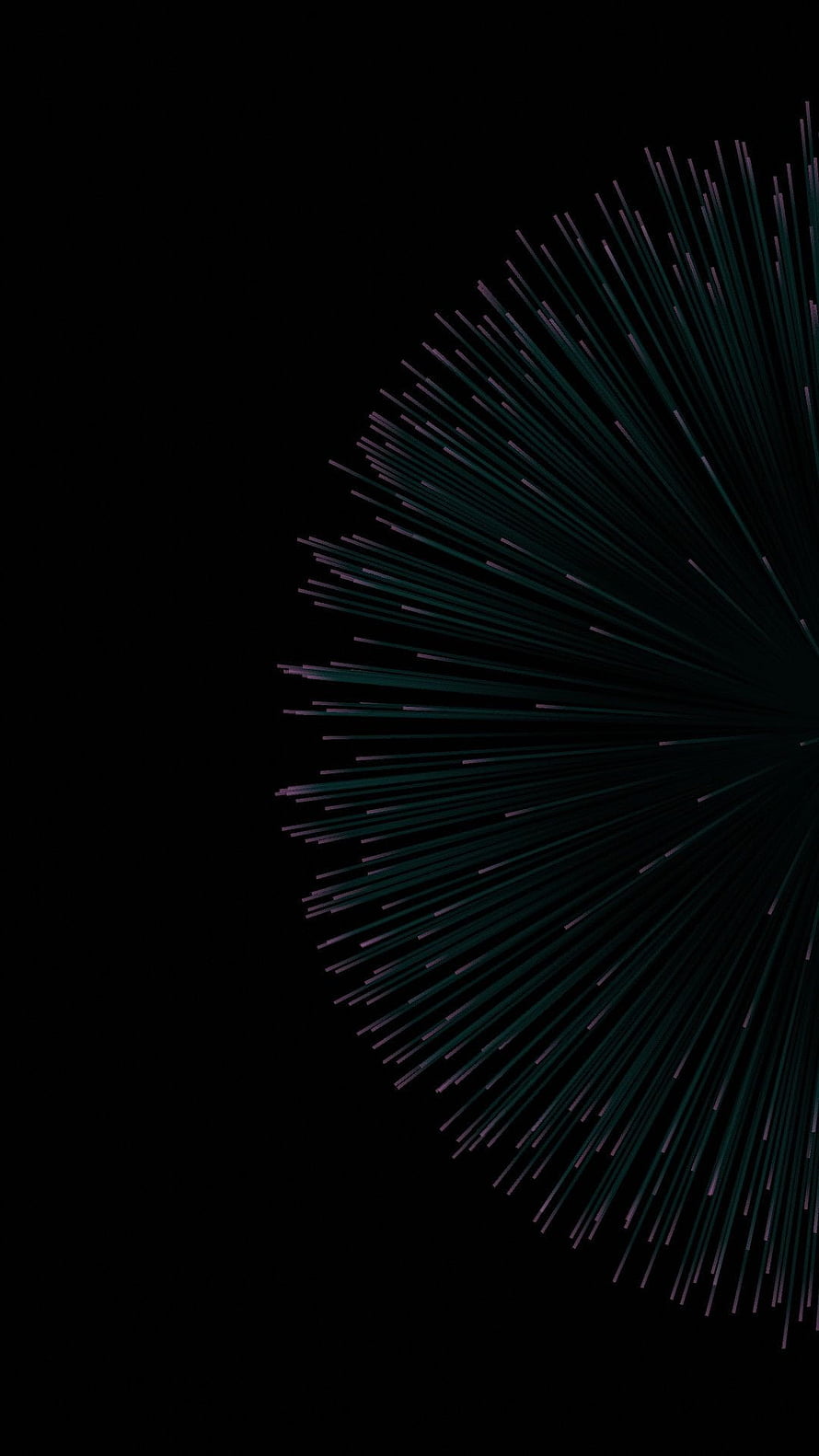 Abstract Dark Background With Radiating Neon Lines And Geometric Burst Pattern HD phone wallpaper