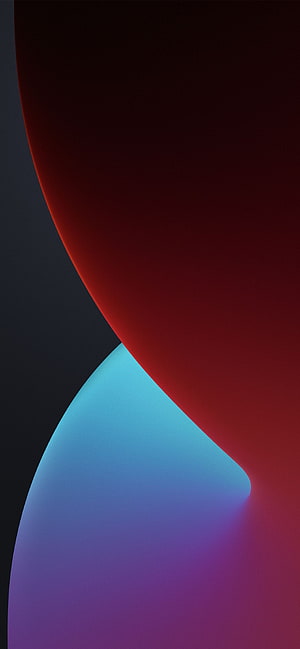 Abstract Red and Blue Gradient Curves Wallpaper HD phone wallpaper