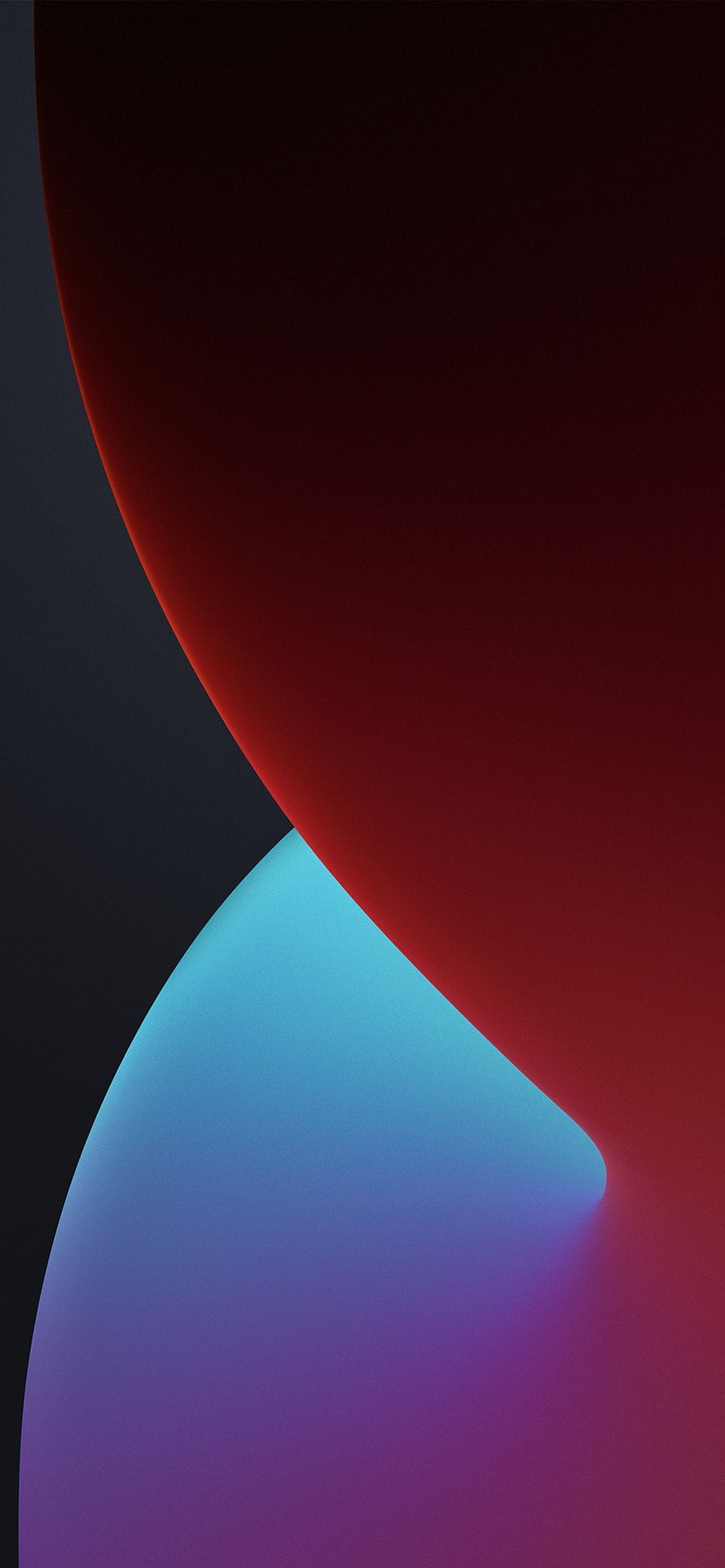 Abstract Red and Blue Gradient Curves Wallpaper HD phone wallpaper