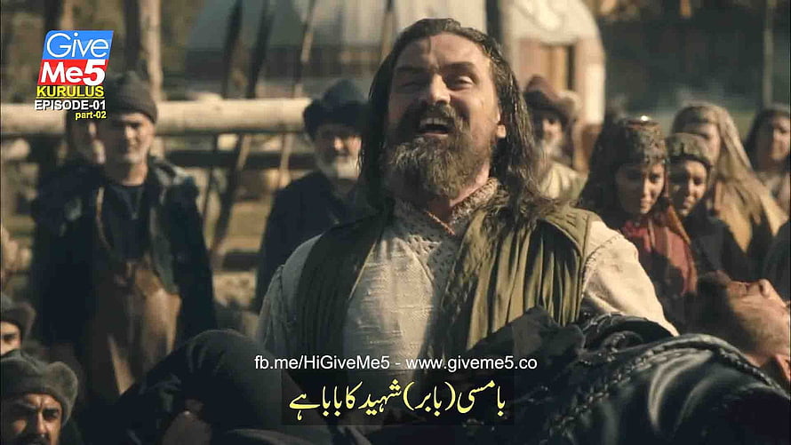 Kurulus Osman Bamsi Alp Medieval Village Scene, Kurulus Osman with Urdu Subtitles EPISODE 01, bamsi alp HD wallpaper