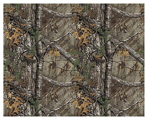 Realtree Camouflage Pattern Featuring Oak Leaves, Branches, and Pine Needles in Earthy Tones HD wallpaper