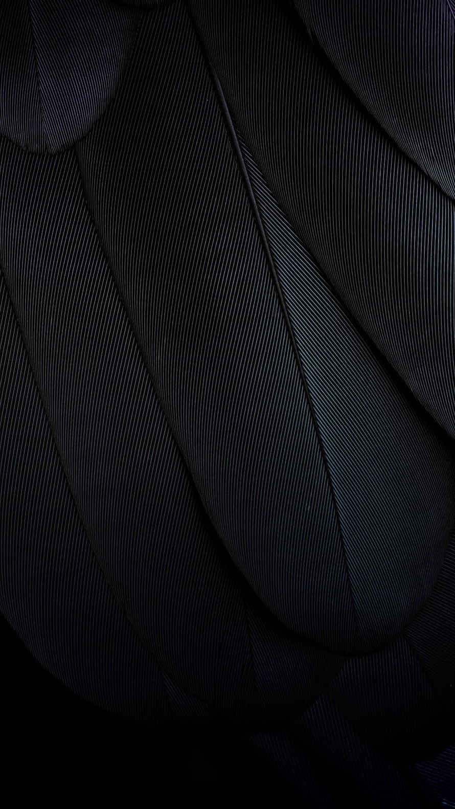 Dark Blue Textured Fabric Wallpaper with Diagonal Stripes and Deep Folds HD phone wallpaper