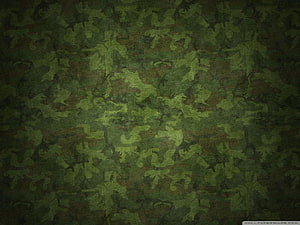 Dark Green Military Camouflage Pattern with Textured Fabric Surface HD wallpaper