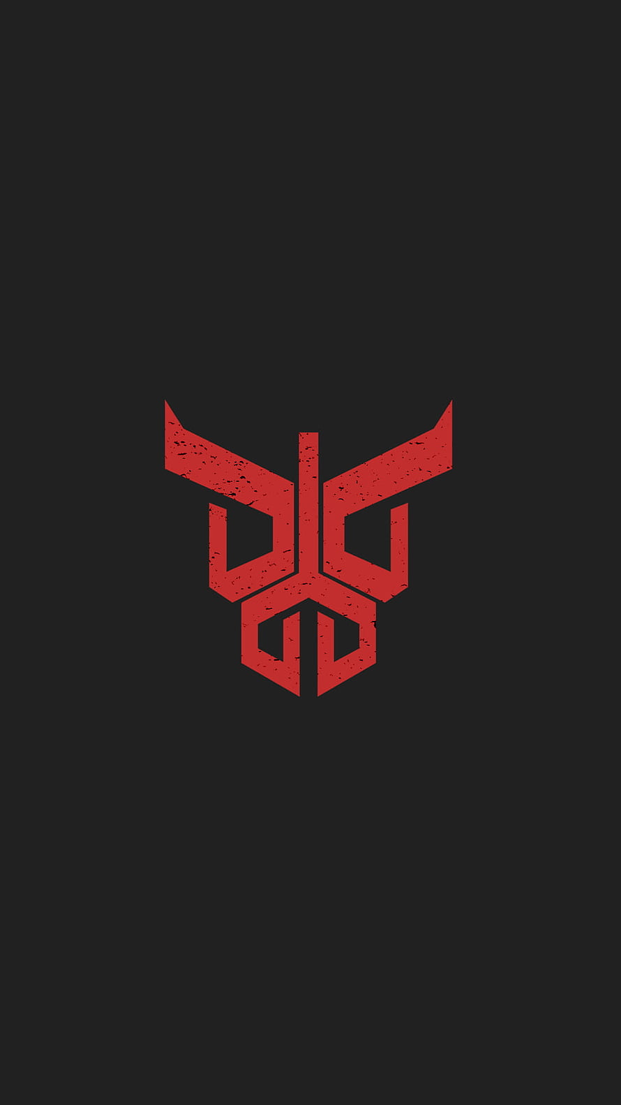 Kamen Rider Kuuga Red Emblem on Dark Background HD phone wallpaper
