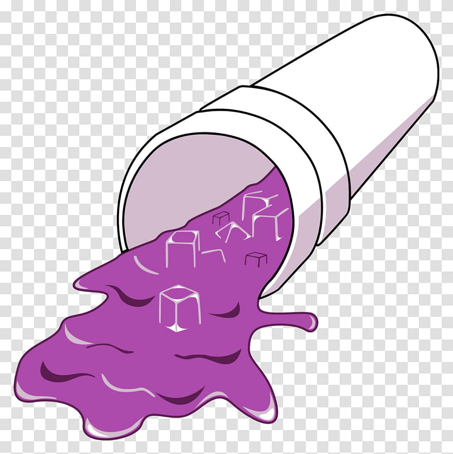 Purple Liquid Spilling From White Can With Geometric Shapes Cartoon Illustration HD phone wallpaper