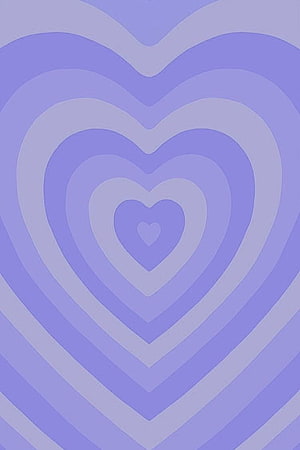 Pastel Purple Nested Heart Pattern Minimalist Abstract Wallpaper HD phone wallpaper