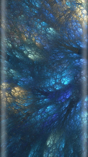 Abstract Blue and Gold Textured Background with Shimmering Metallic Surface HD phone wallpaper