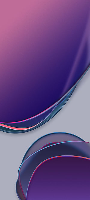 Abstract 3D Gradient Wallpaper With Smooth Purple And Pink Curved Shapes HD phone wallpaper