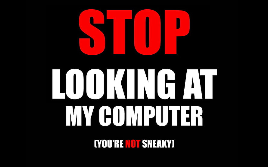 Wednesday Addams Stop Looking At My Computer Screen Text Graphic HD wallpaper