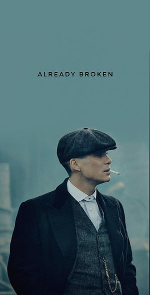 Cillian Murphy as Thomas Shelby in Peaky Blinders smoking cigarette with flat cap HD phone wallpaper