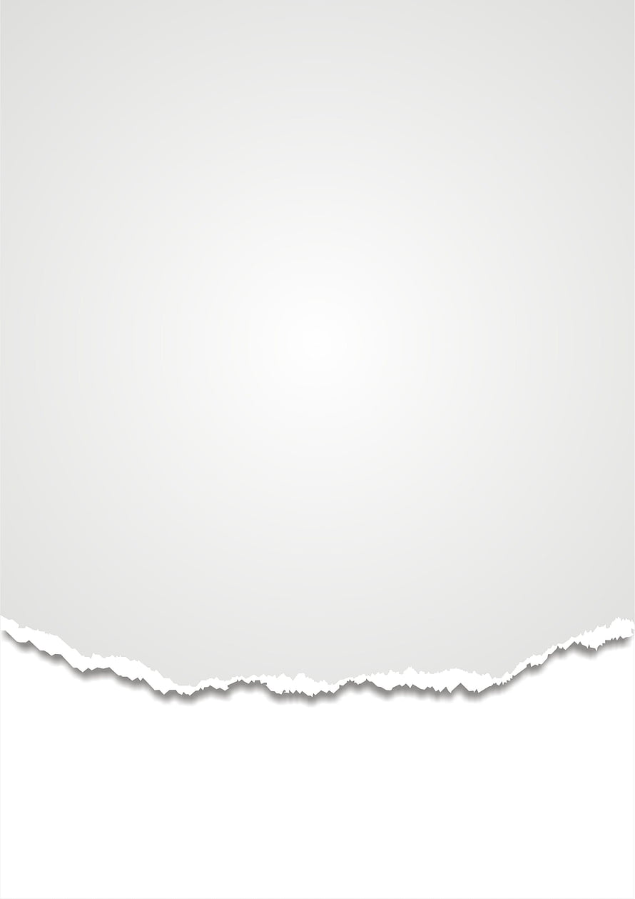 Minimalist Torn Paper Edge Design with Soft Shadow on White Background HD phone wallpaper