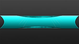 Sleek Teal and Black Abstract Banner Design with Curved Geometric Shapes HD wallpaper