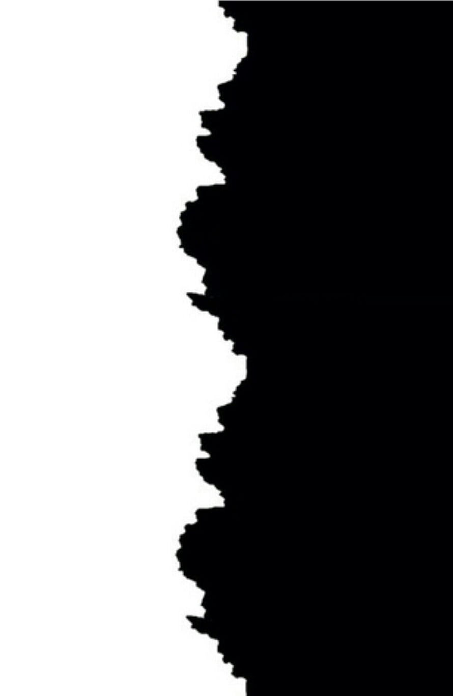 Minimalist Black and White Torn Edge Abstract Design HD phone wallpaper