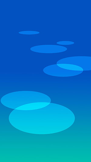 Abstract Blue Gradient Wallpaper With Overlapping Cyan Ellipses And Smooth Color Transitions HD phone wallpaper