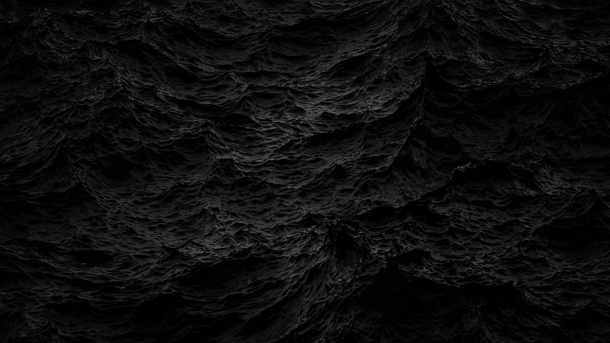 Dark Abstract Black Texture Background With Deep Rugged Surface Details HD wallpaper