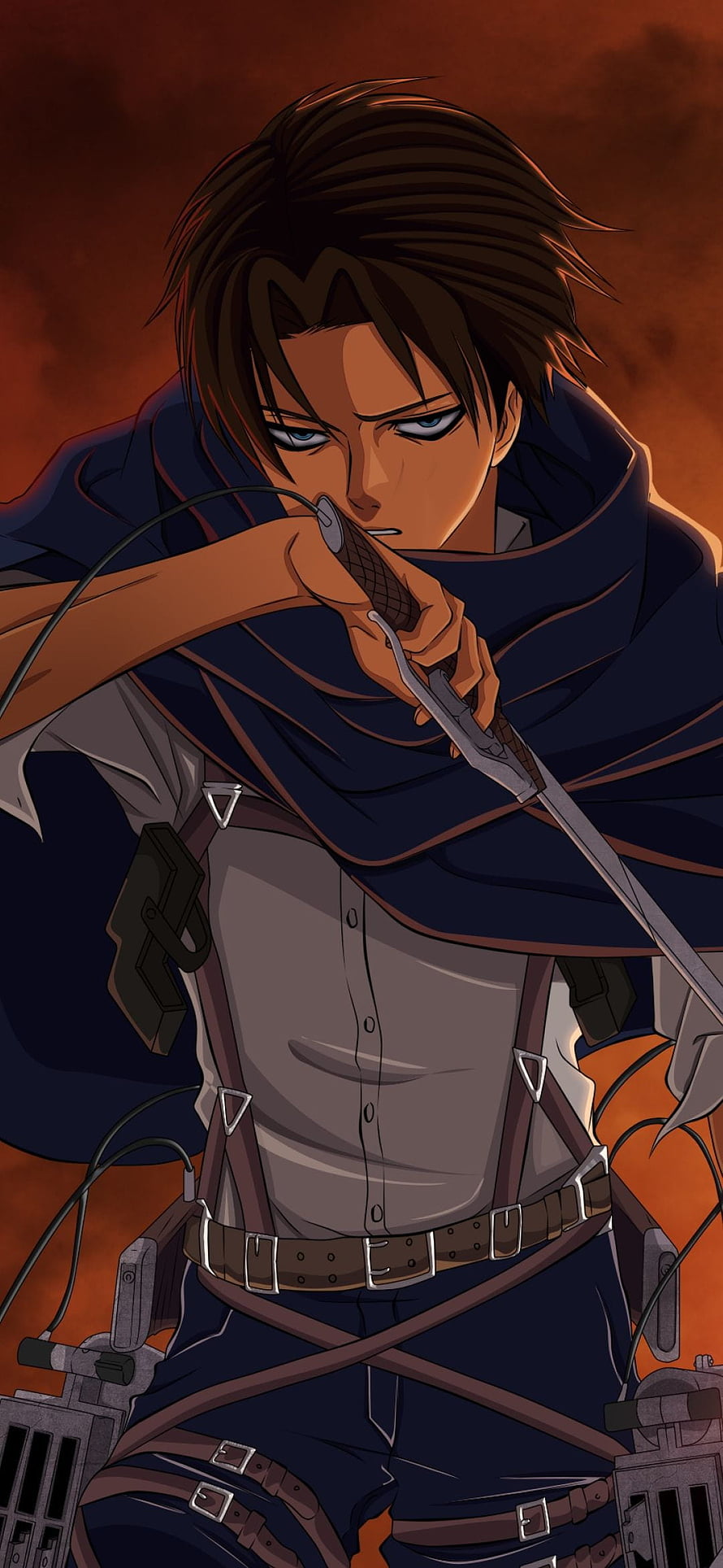 Levi Ackerman Attack on Titan Anime Character Wallpaper, Attack On Titan Levi, mobile levi ackerman HD phone wallpaper