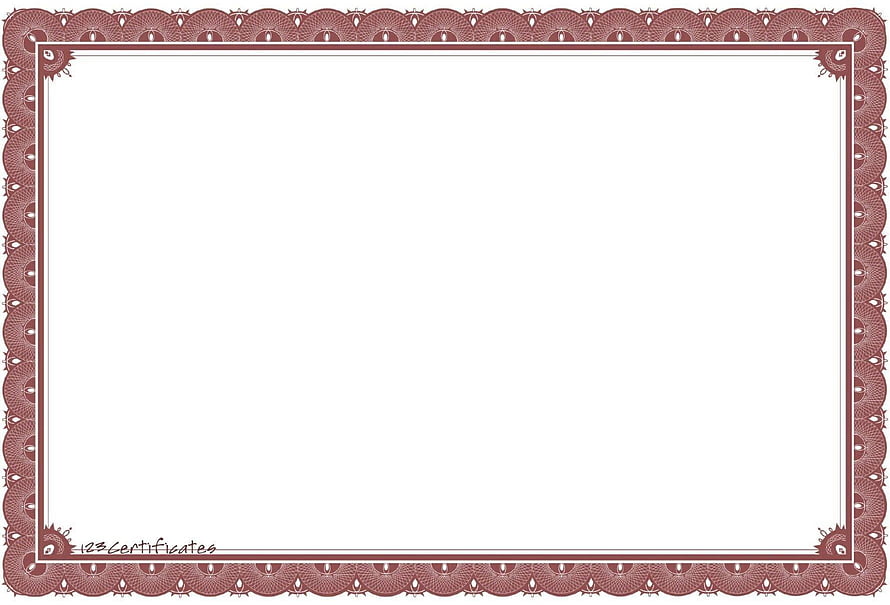 Elegant Maroon Guilloche Certificate Border Template with Ornate Scalloped Frame Design HD wallpaper