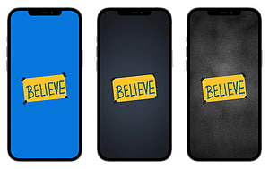 Believe Sticky Note Phone Wallpaper Collection HD wallpaper